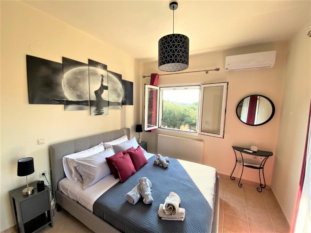 Ferienwohnung Ivy House Modern Life Near Corfu Town Kontokali Exterior foto