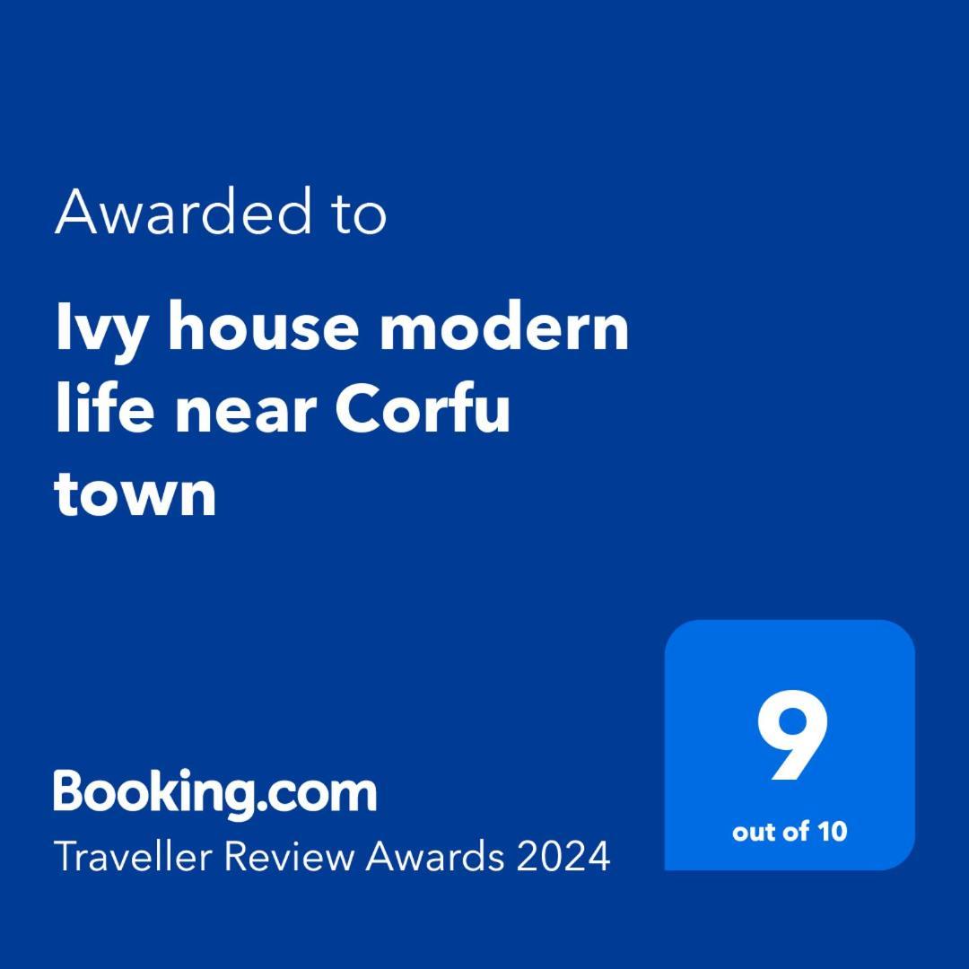 Ferienwohnung Ivy House Modern Life Near Corfu Town Kontokali Exterior foto